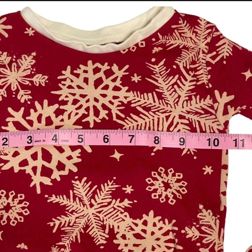 Kids Pajamas - Red/White/Green Winter Themed